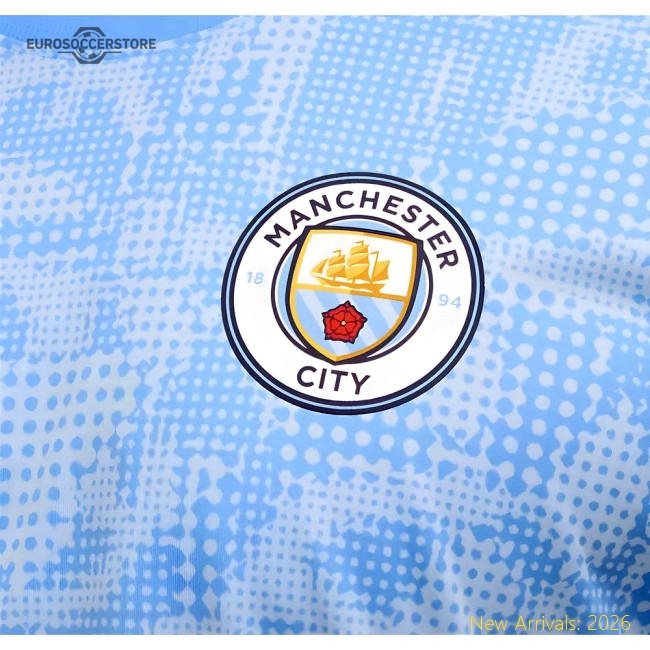 2025-2026 Man City Training Jersey (Light Blue) (De Bruyne 17)-The Soccer Shirt Hub