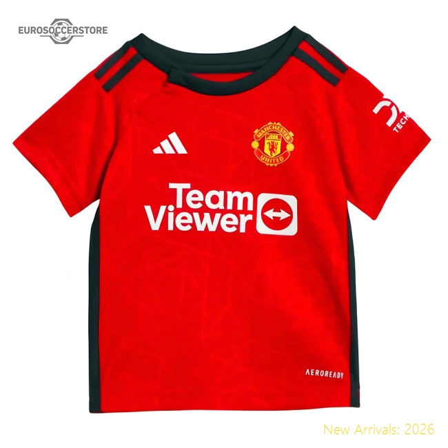 2023-2024 Man Utd Home Baby Kit (Your Name)-The Soccer Shirt Hub