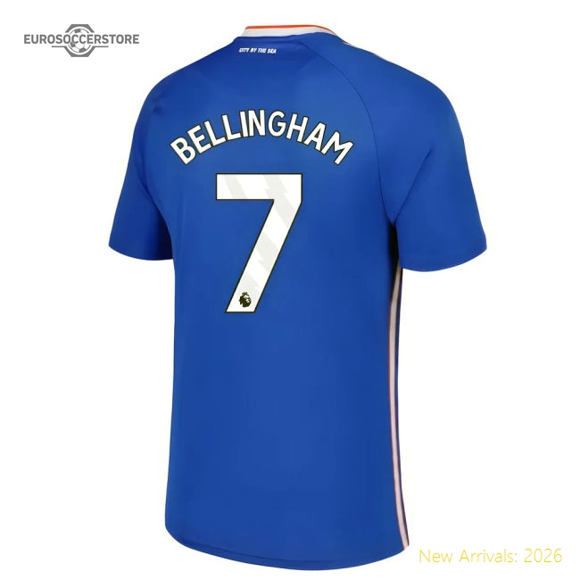 2025-2026 Sunderland Away Shirt (Bellingham 7)-The Soccer Shirt Hub