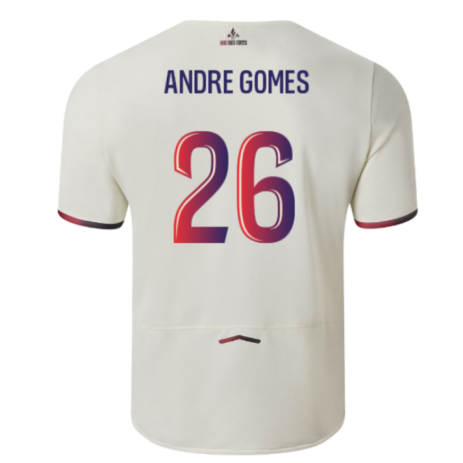 2025-2026 Lille Away Shirt (Andre Gomes 26)-The Soccer Shirt Hub