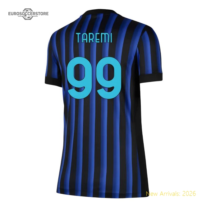 2025-2026 Inter Milan Home Shirt (Womens) (Taremi 99)-The Soccer Shirt Hub