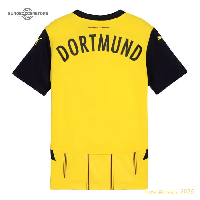 2024-2025 Borussia Dortmund Home Shirt (Kids) (Your Name)-The Soccer Shirt Hub