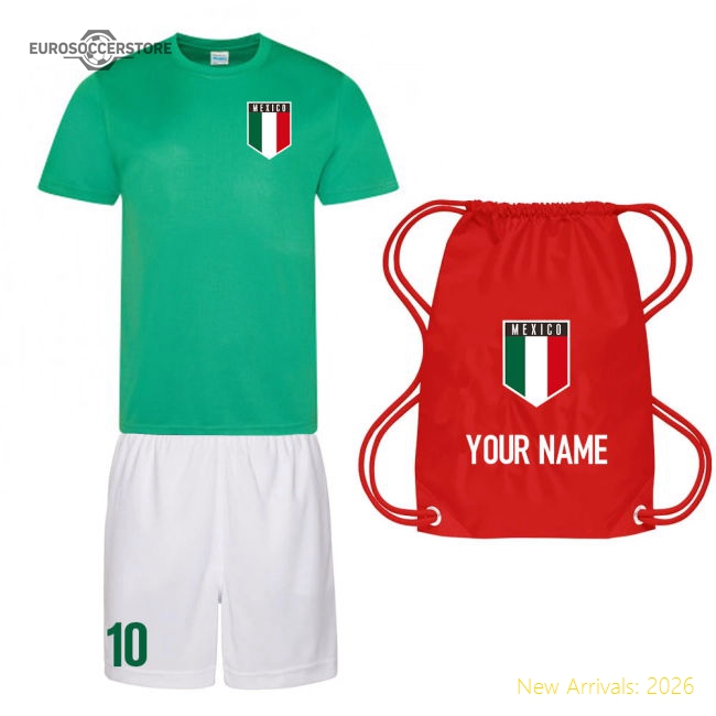 Personalised Mexico Training Kit Package-The Soccer Shirt Hub