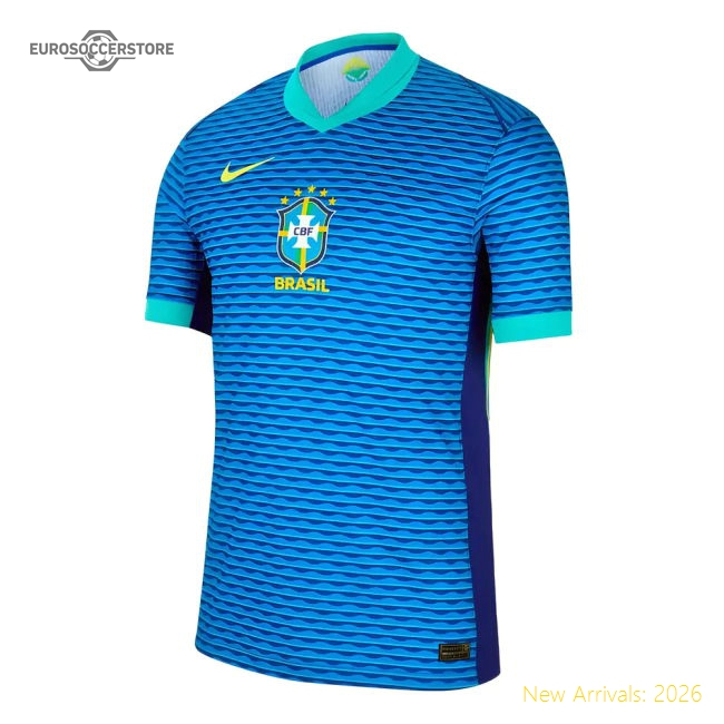 2024-2025 Brazil Away Dri-Fit ADV Match Shirt-The Soccer Shirt Hub