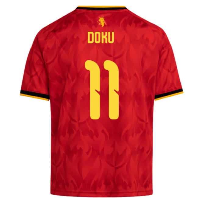 2026-2027 Belgium Home Mini Kit (Doku 11)-The Soccer Shirt Hub