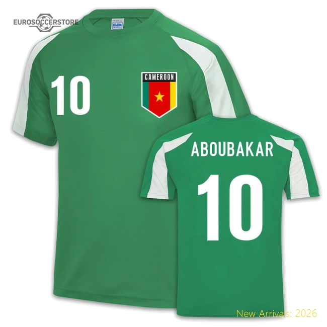 Cameroon Sports Training Jersey (Vincent Aboubakar 10)-The Soccer Shirt Hub