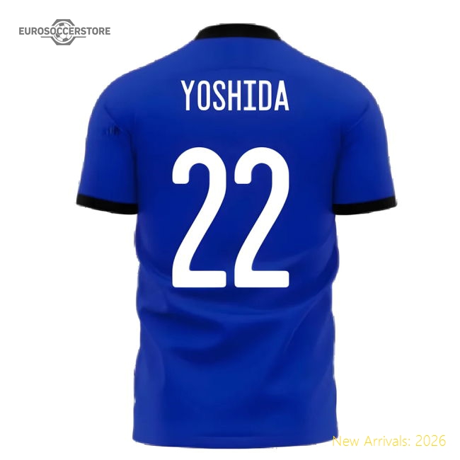 Japan Wave Concept Football Kit (Libero) (YOSHIDA 22)-The Soccer Shirt Hub