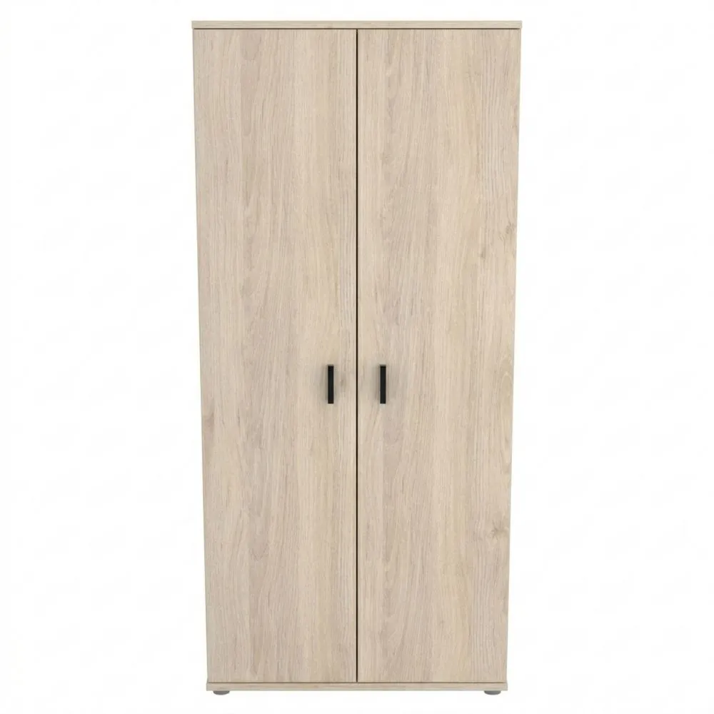 Armario Zapatero de Madera Roble Natural 190x61x35 cm