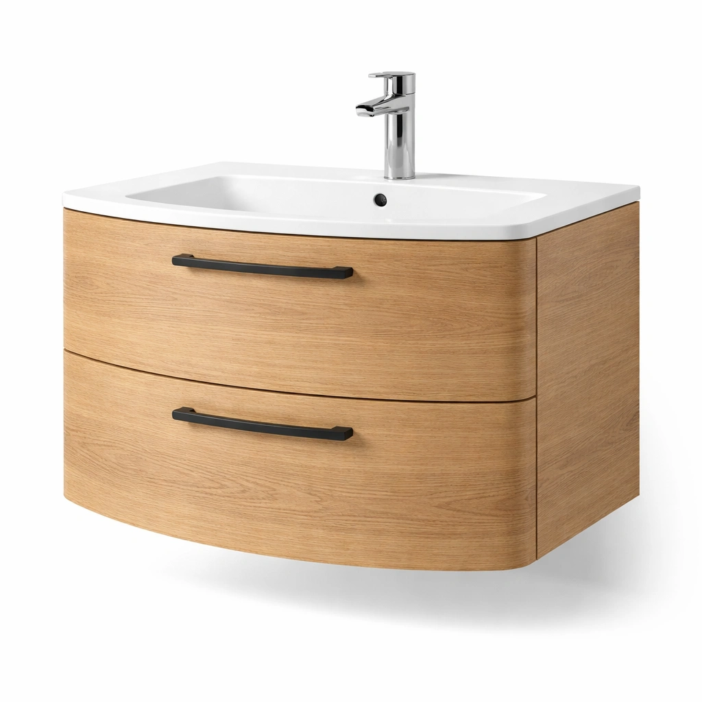 Vitrine rund mit Glas und Metallrahmen modern-Qavellor