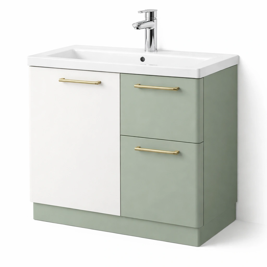 Waschbecken Unterschrank gross mit Schubladen