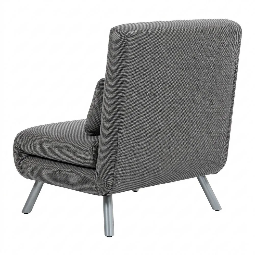 Sofá cama individual 3 en 1 con respaldo ajustable y cojín