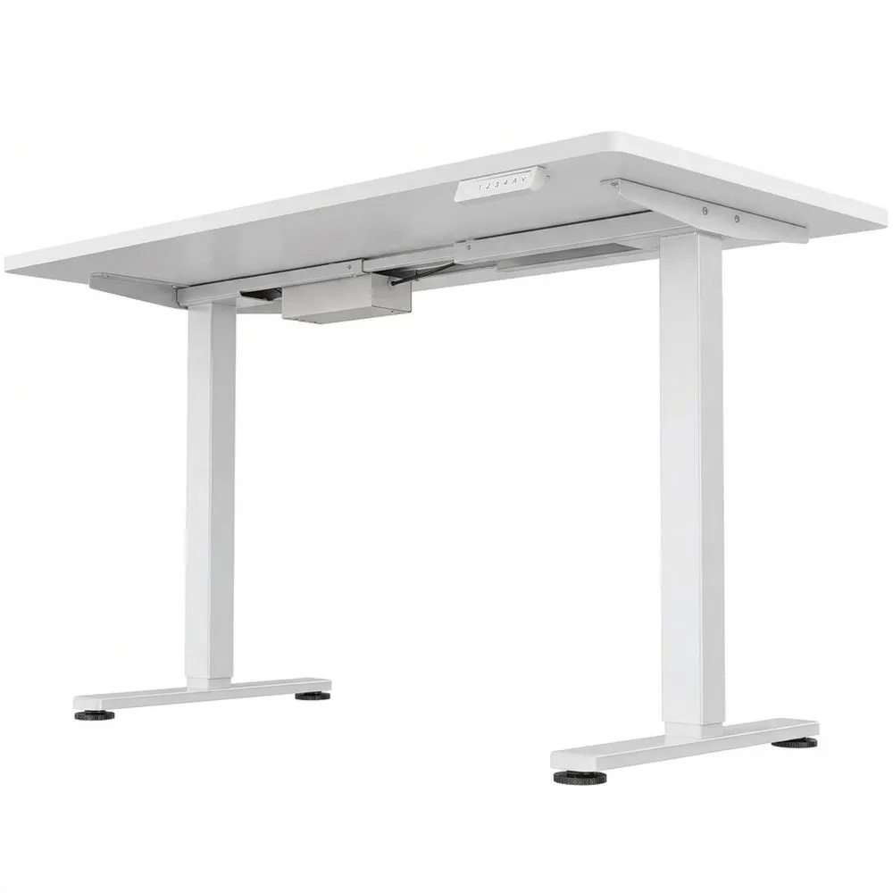 Escritorio Eléctrico Ajustable en Altura 160 x 80 cm, Mesa con 4 Memorias para Oficina en Casa