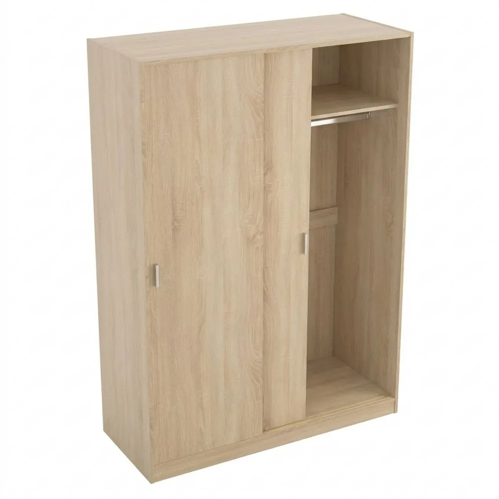 Armario con Puertas Correderas de Roble