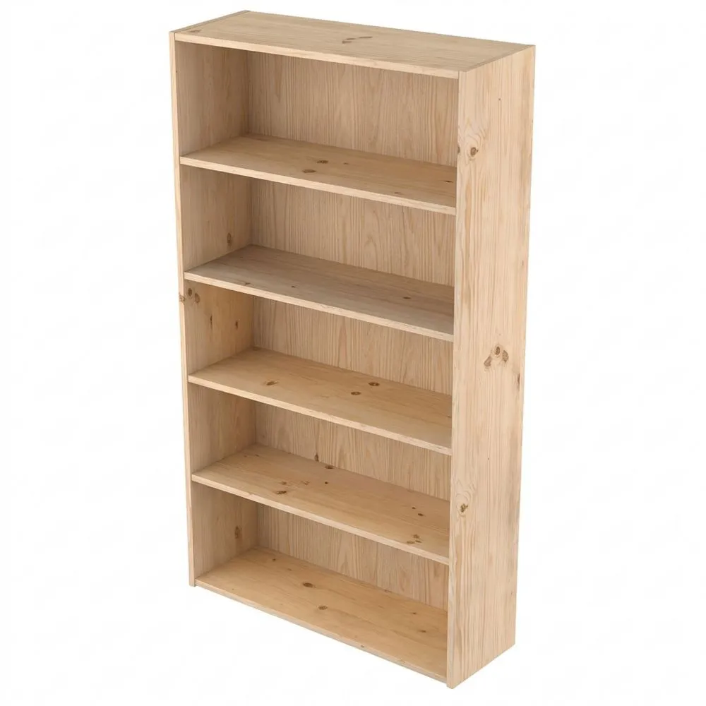 Estantería Modular de Madera de Pino con 5 Cubos