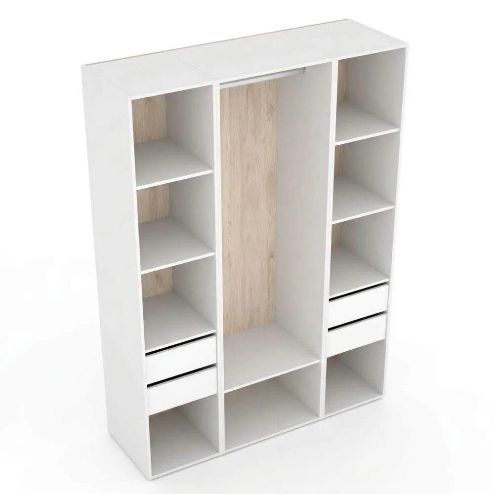 Conjunto de Armario con Respaldo Reversible