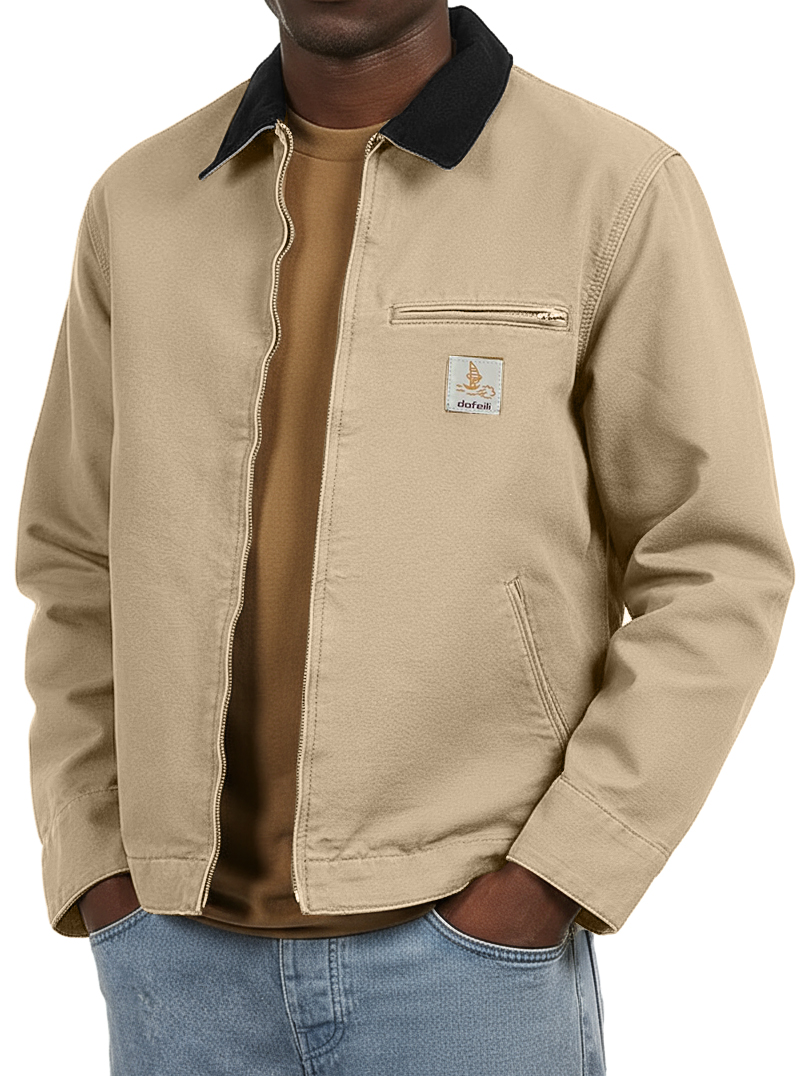 Men's Retro Fashion Multi-Pocket Detroit Work Jacket