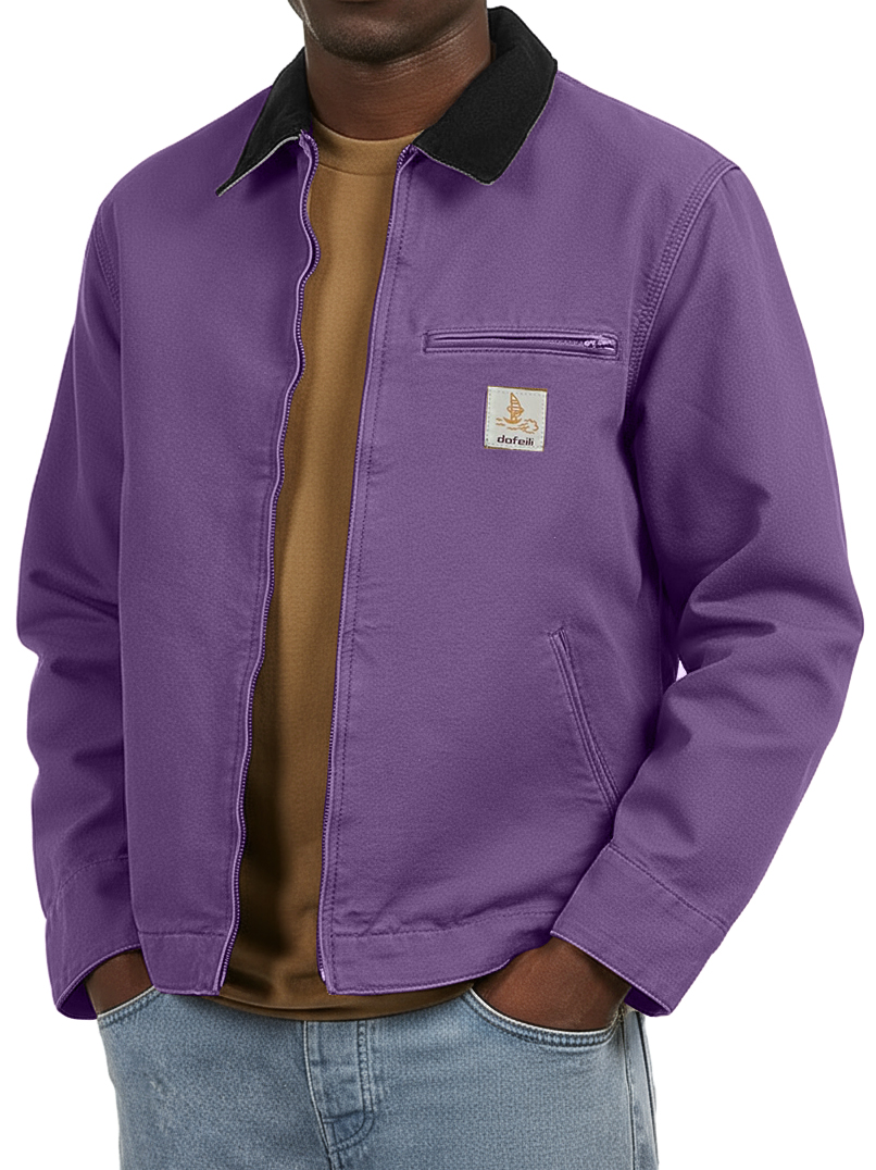 Men's Retro Fashion Multi-Pocket Detroit Work Jacket