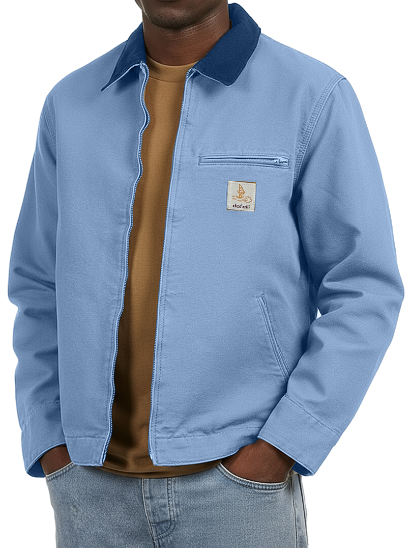 Men's Retro Fashion Multi-Pocket Detroit Work Jacket