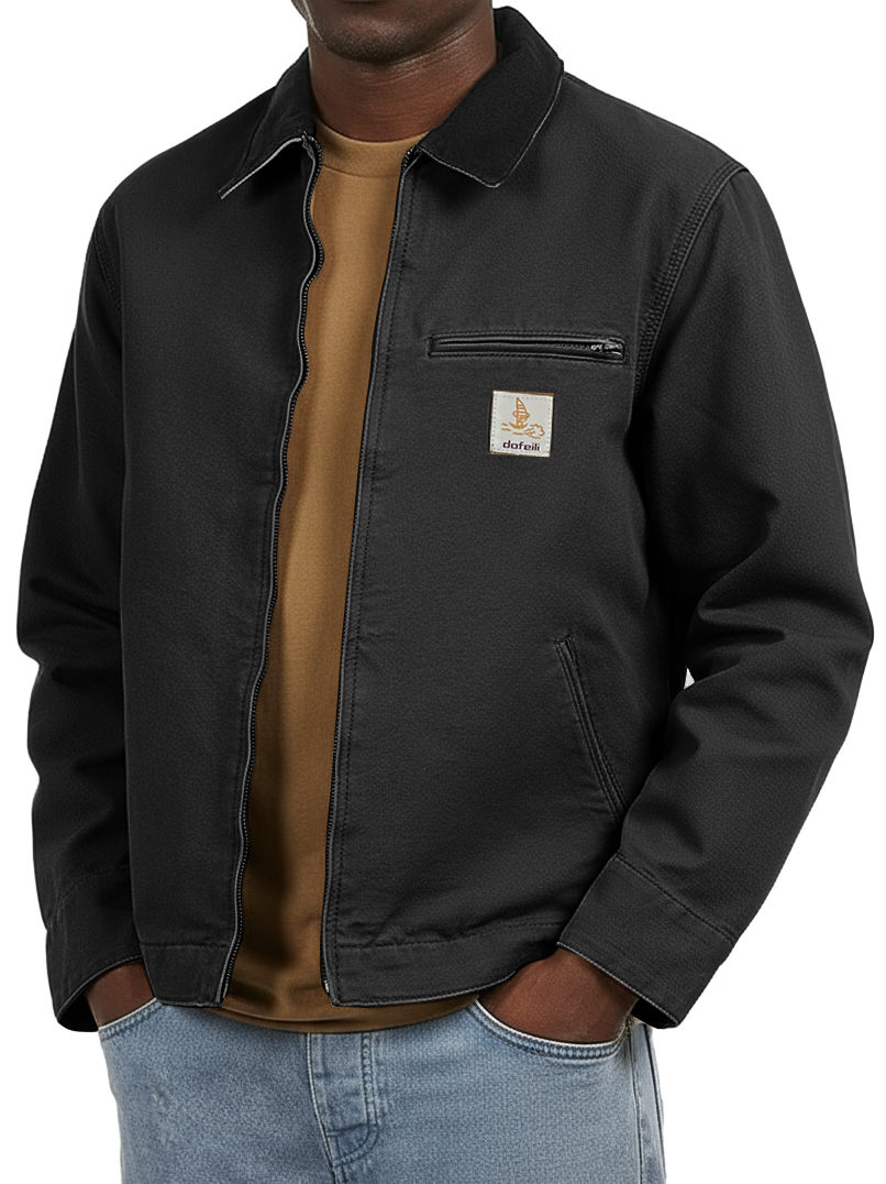 Men's Retro Fashion Multi-Pocket Detroit Work Jacket
