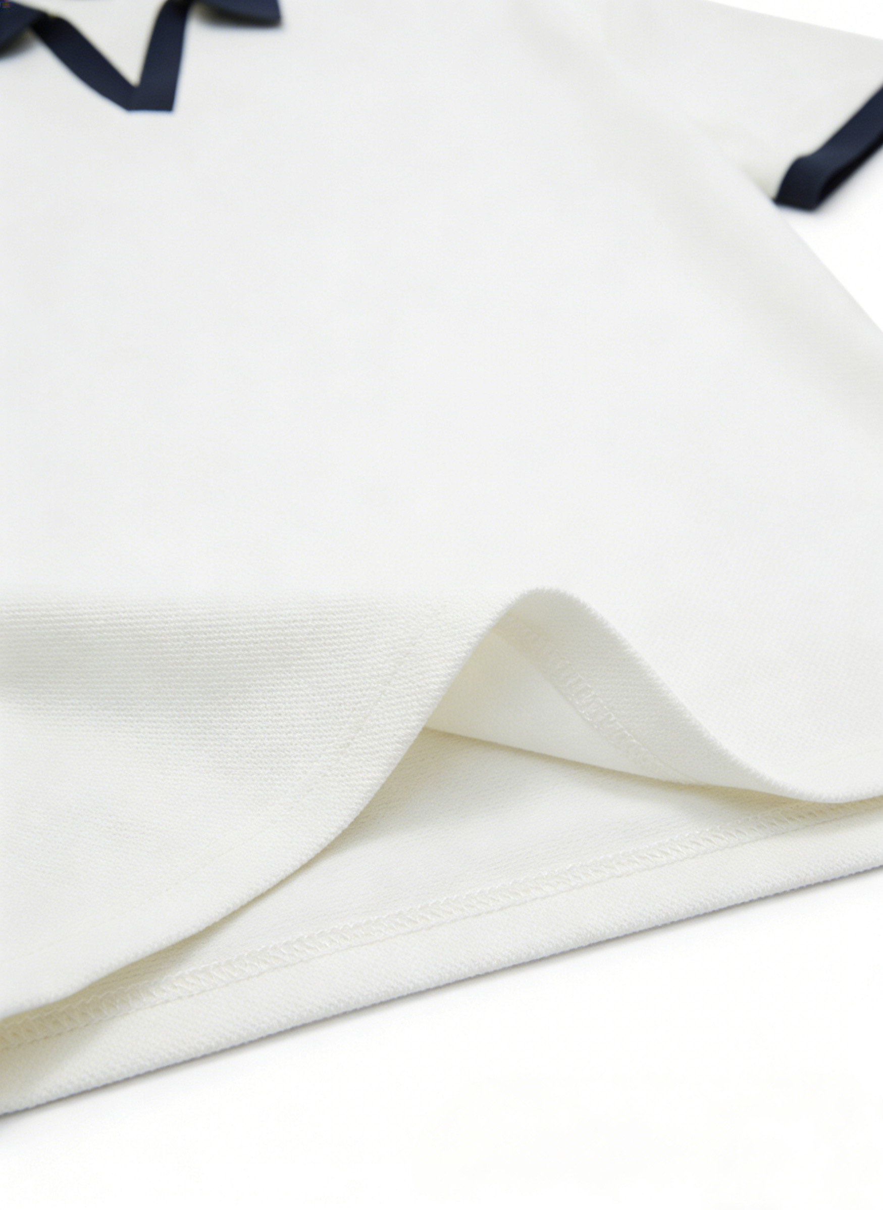 Men's Casual And Comfortable Contrast Color Seagull Collar Short Sleeve Polo Shirt