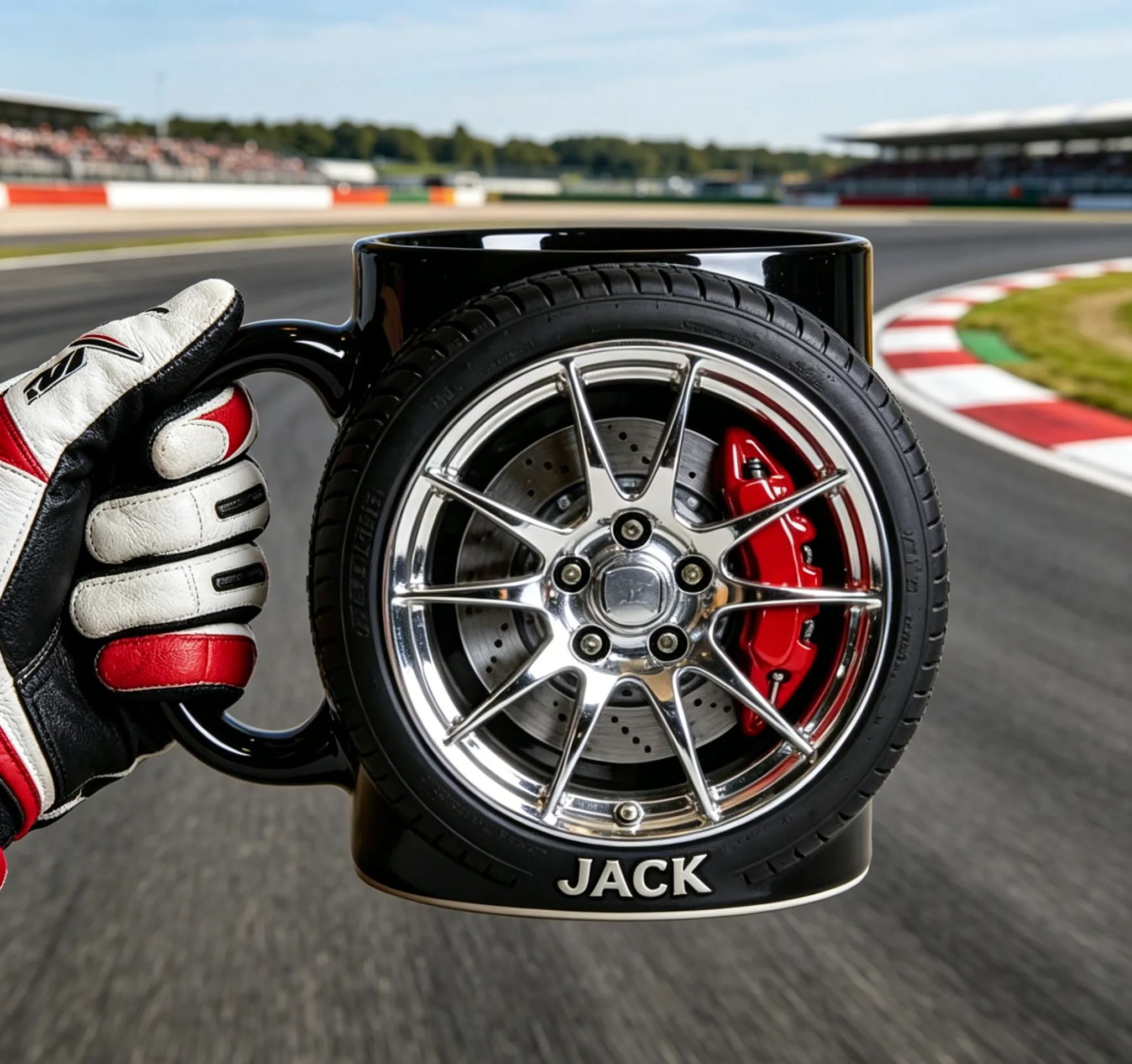 🏎️ The Ultimate Car Lover's Mug: A Wheel-Inspired Masterpiece