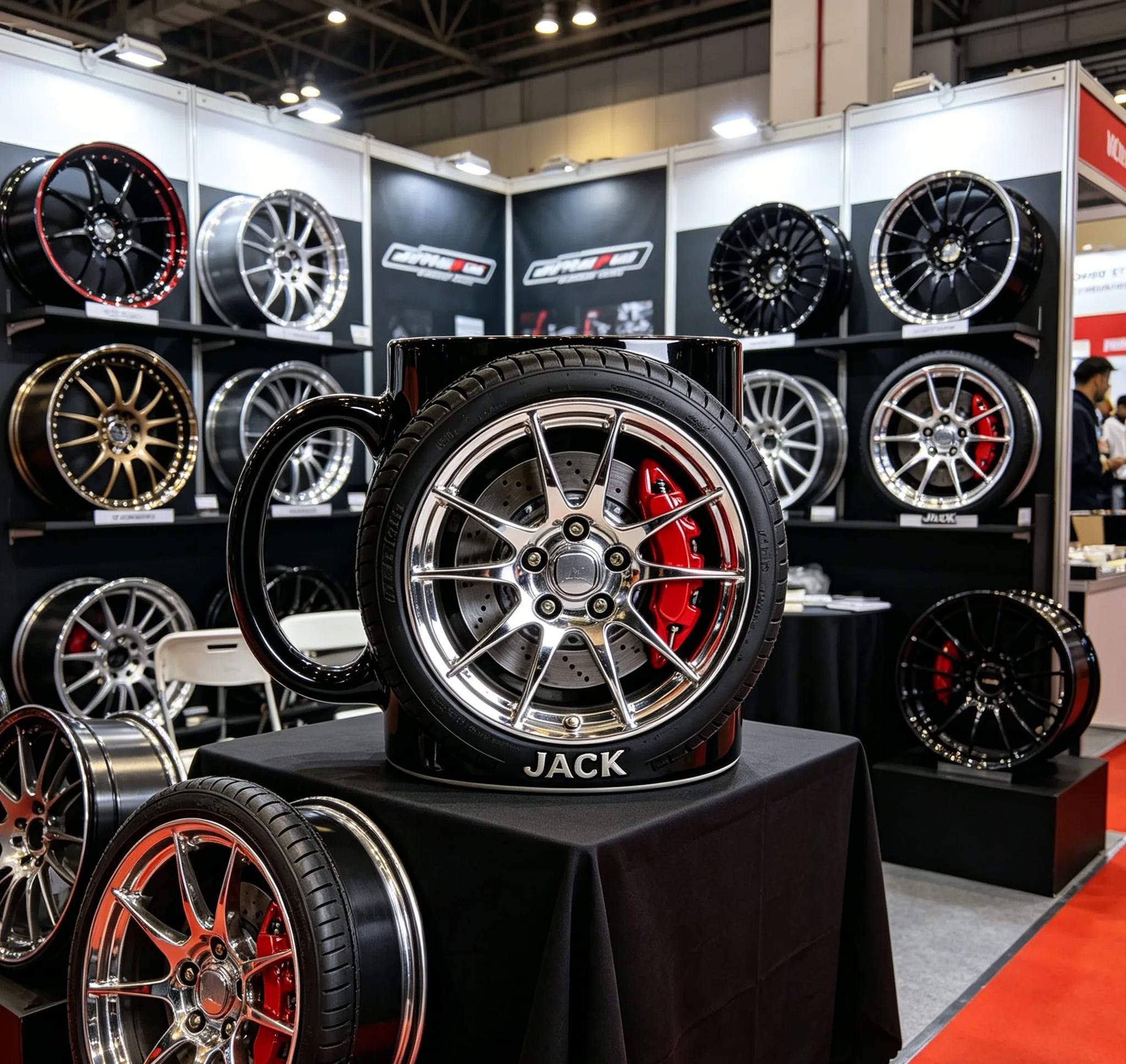 🏎️ The Ultimate Car Lover's Mug: A Wheel-Inspired Masterpiece