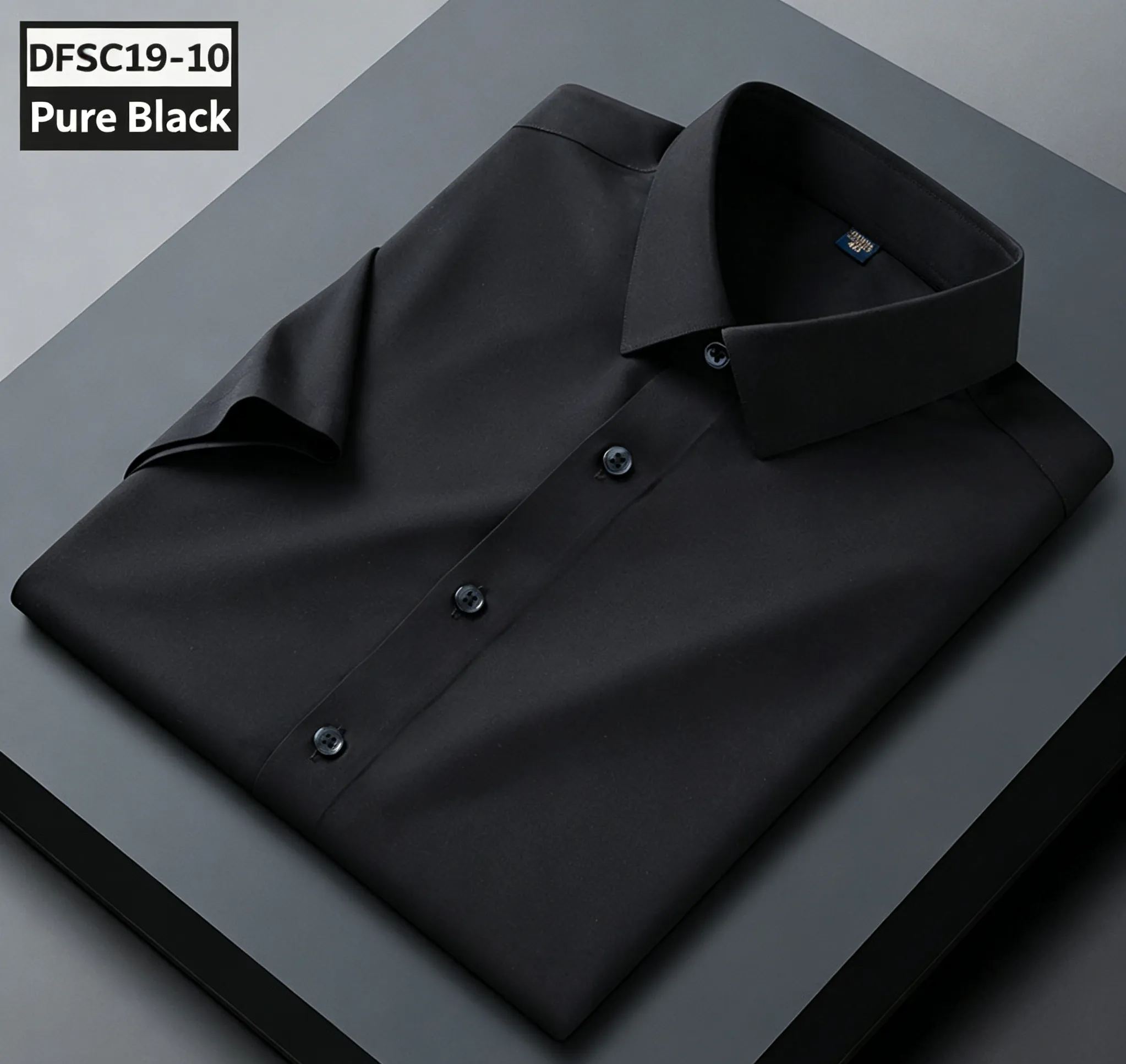 Men's Premium Lightweight Stretch Mulberry Silk Short-Sleeve Shirt — Wrinkle-Free