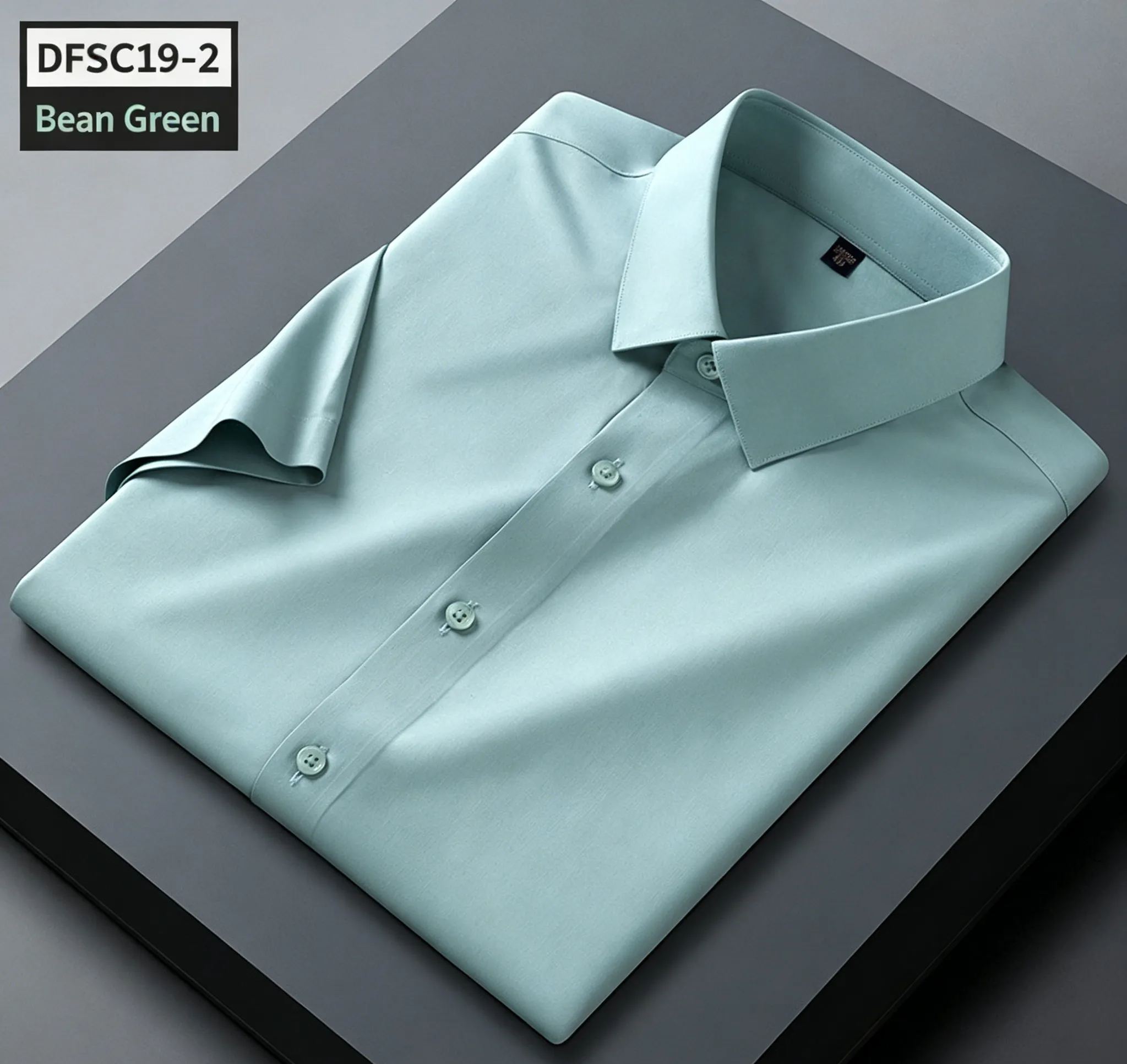 Men's Premium Lightweight Stretch Mulberry Silk Short-Sleeve Shirt — Wrinkle-Free