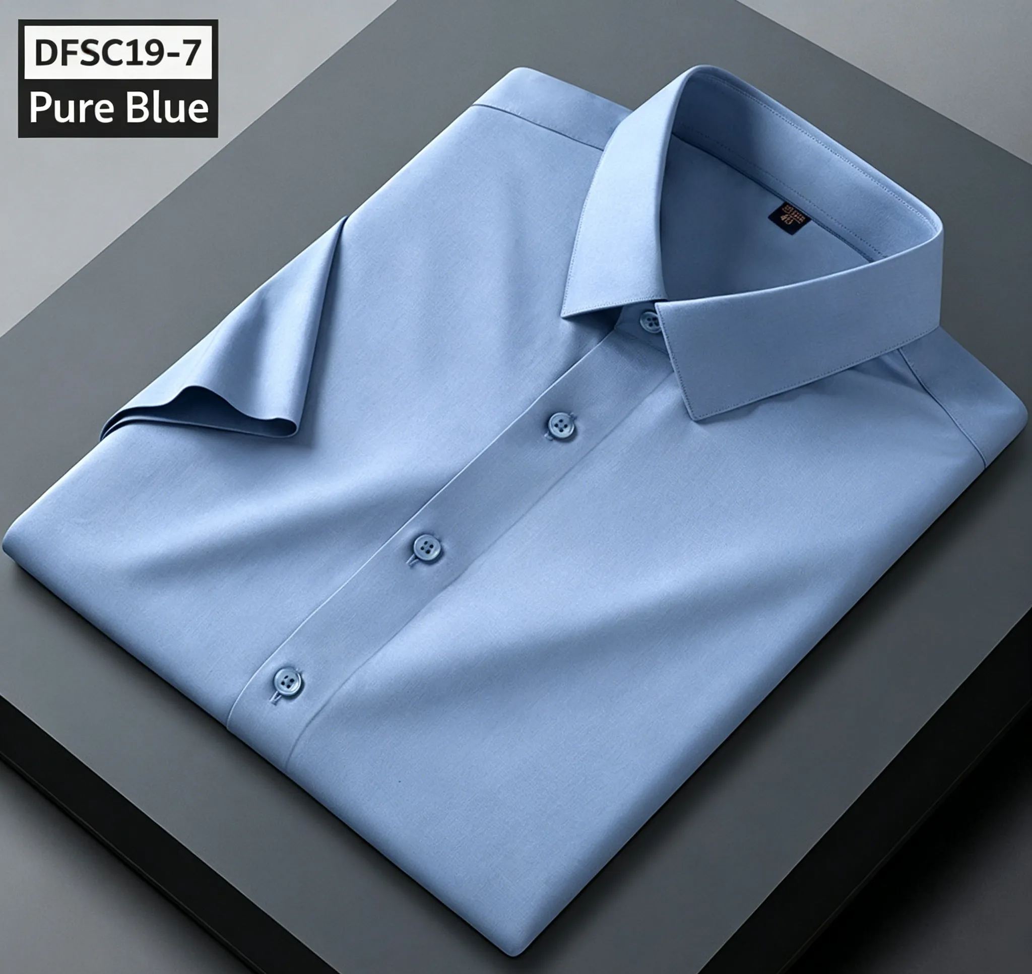 Men's Premium Lightweight Stretch Mulberry Silk Short-Sleeve Shirt — Wrinkle-Free
