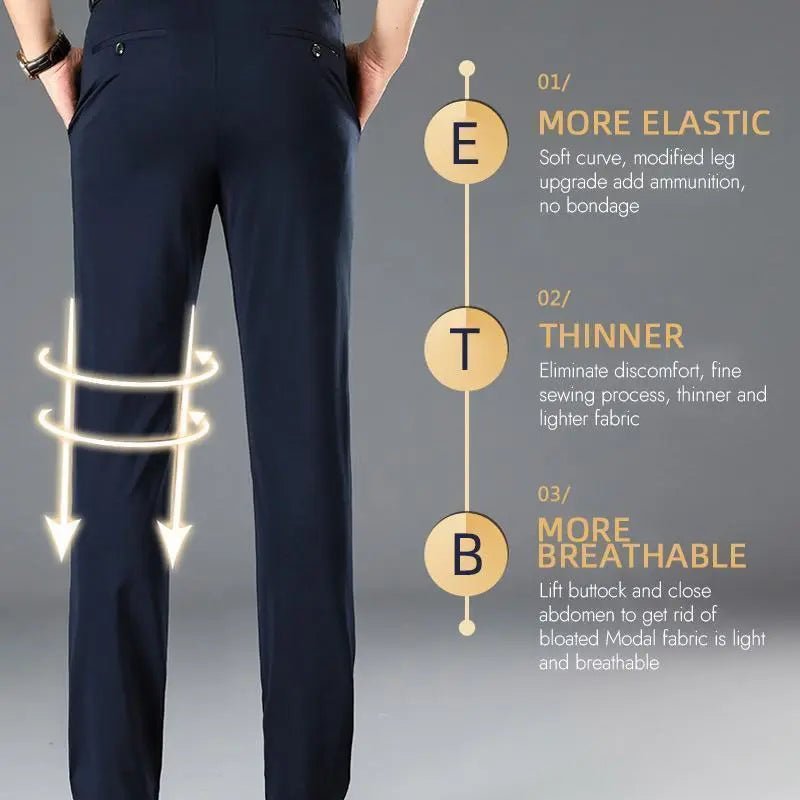 Men's high quality suit pants comfortable classic pants