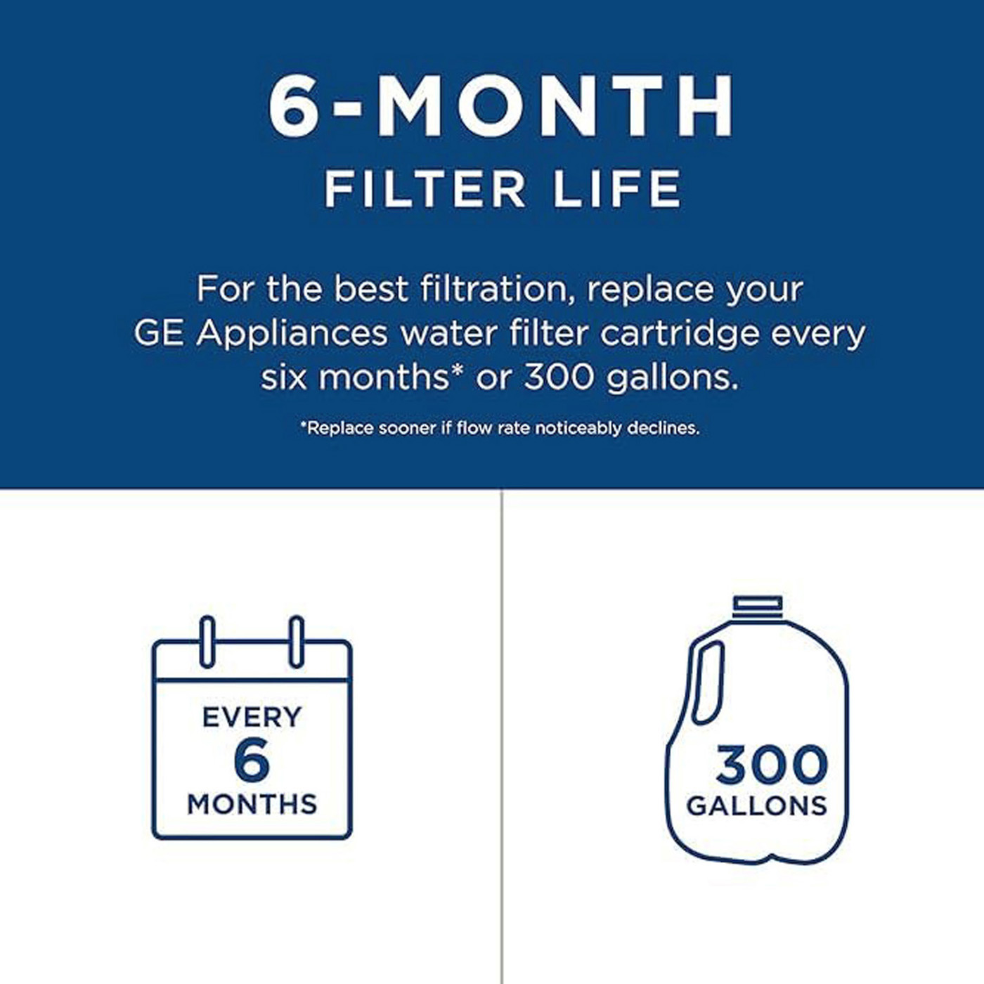 GE RPWFE Refrigerator Water Filter