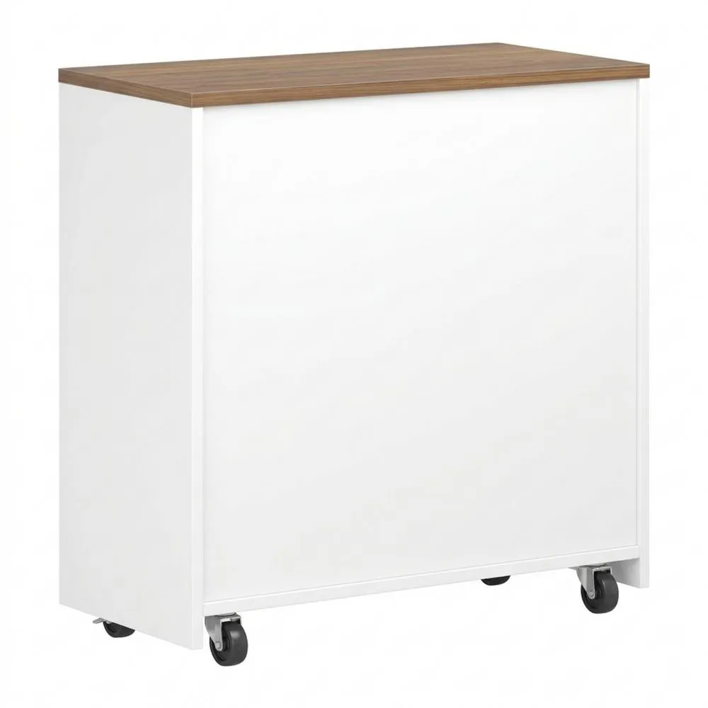 Aparador de Madera con Estante Ajustable y Cajón