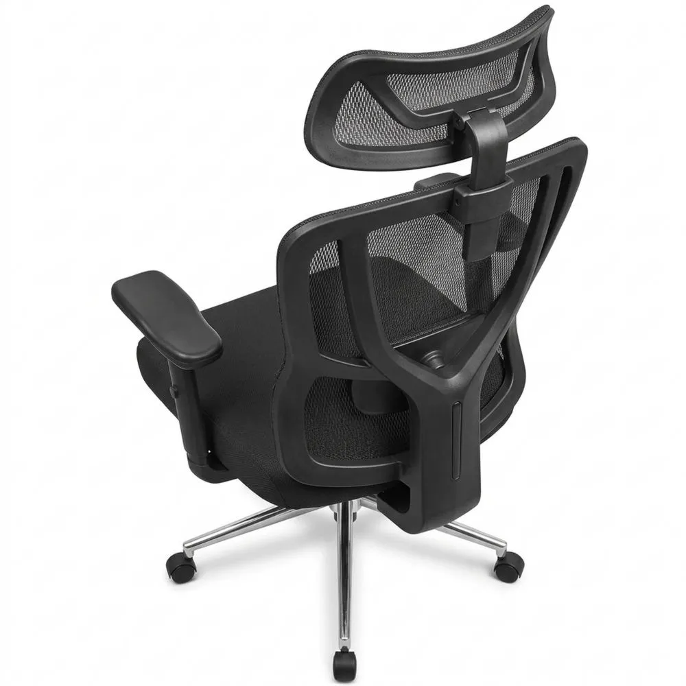 Silla ergonómica ajustable para oficina y gaming, cómoda y resistente hasta 150 kg