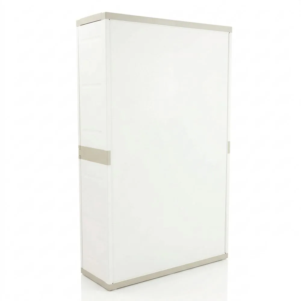 Armario Multifuncional para Exterior e Interior con 3 Puertas y 4 Estantes