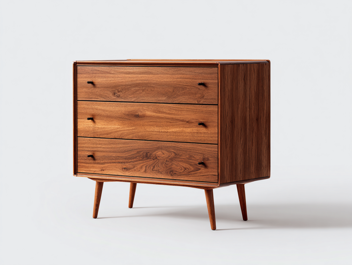 Nachttisch-Holz-66x42x64 cm-Braun-Retro Stil-Dacorhadecor