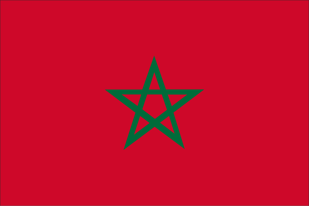 Morocco national team flag