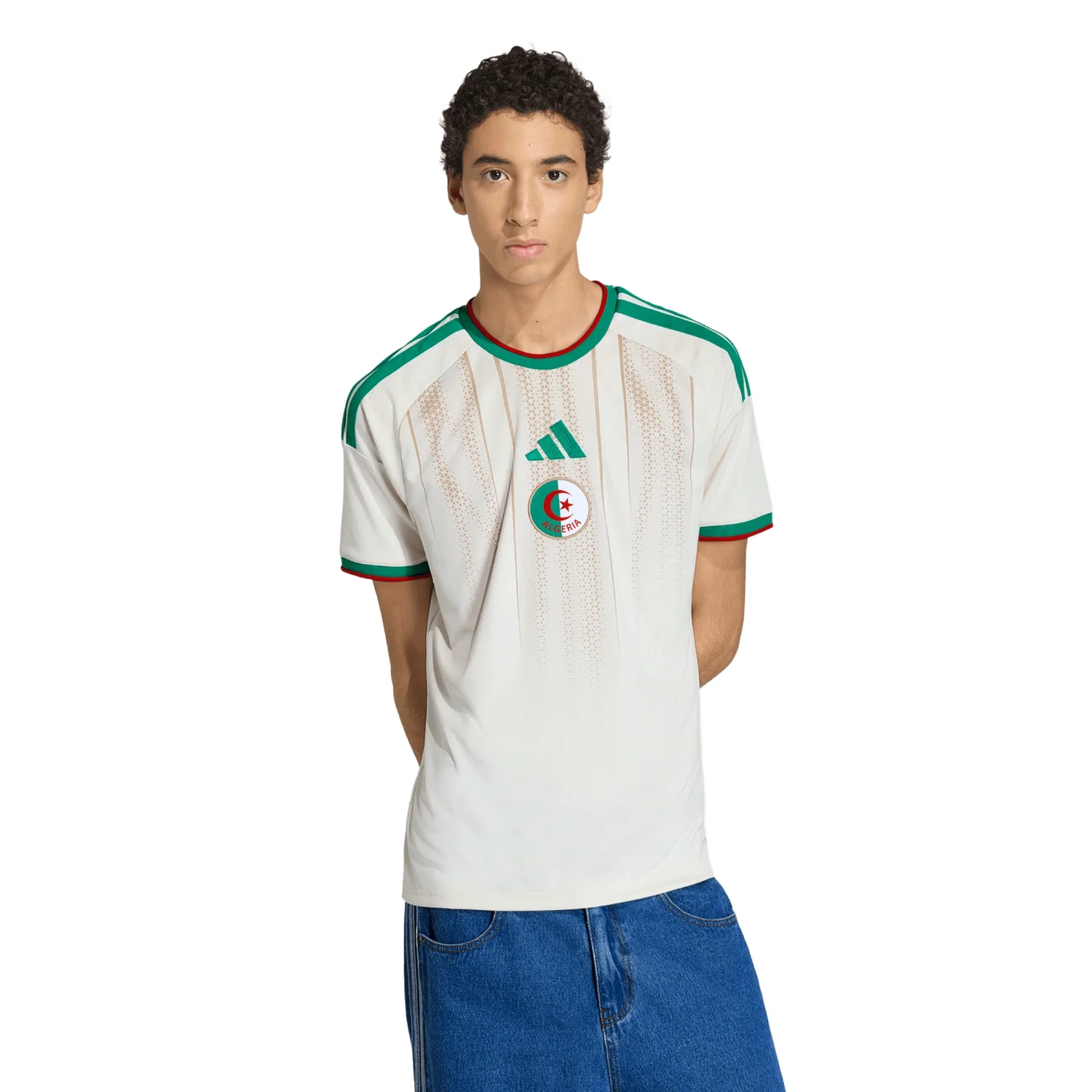 Algeria 2026 Home Jersey - Men's | Slim Fit Climacool+ Football Shirt Landscape Inspired Design-Jersey Chest: 2026 World Cup Soccer Kits