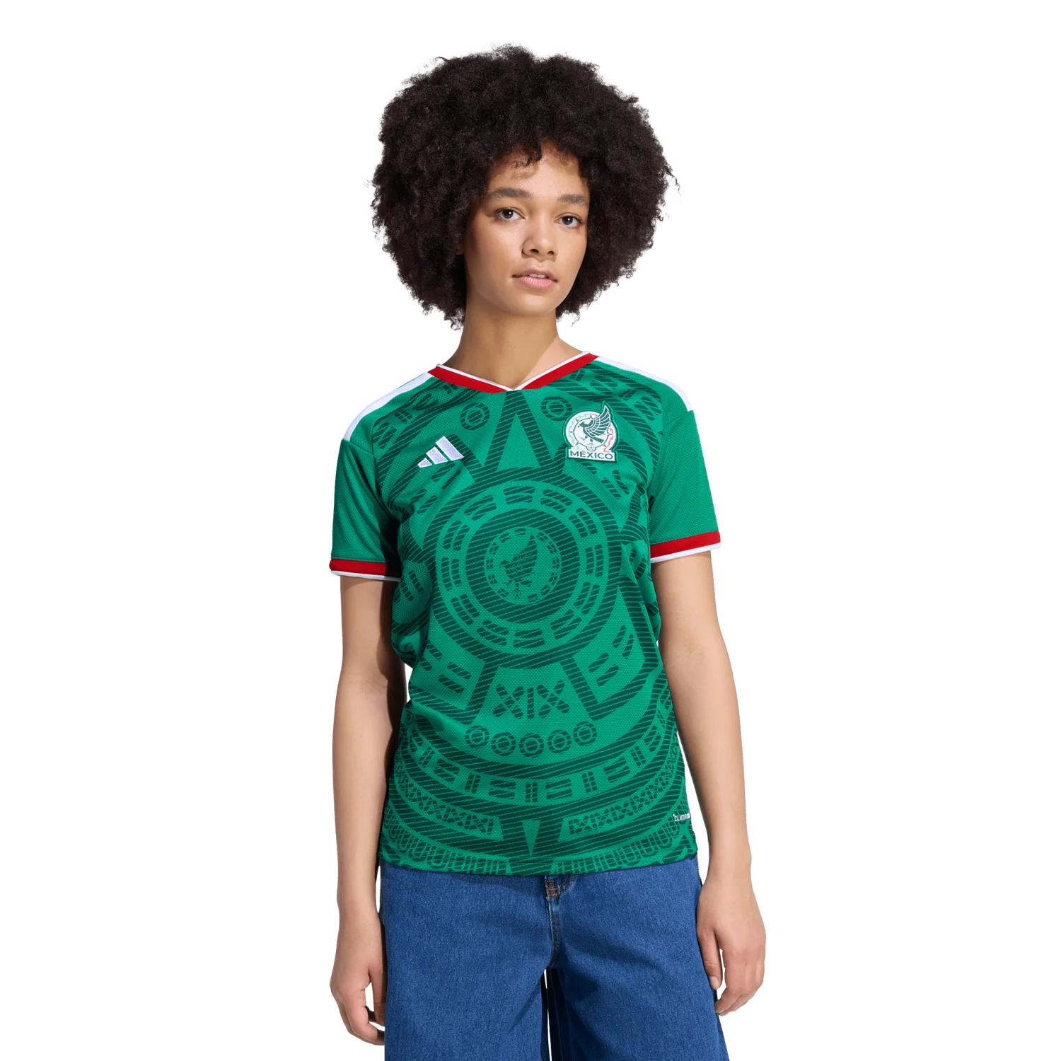 Mexico 2026 Home Jersey Women's - Green Host Nation Fan Kit-Jersey Chest: 2026 World Cup Soccer Kits