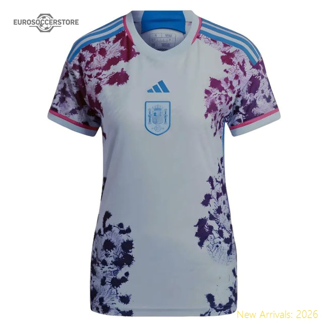 Spain 2023-2024 Away Uniform Player Version Football Top-Jersey Chest: 2026 World Cup Soccer Kits
