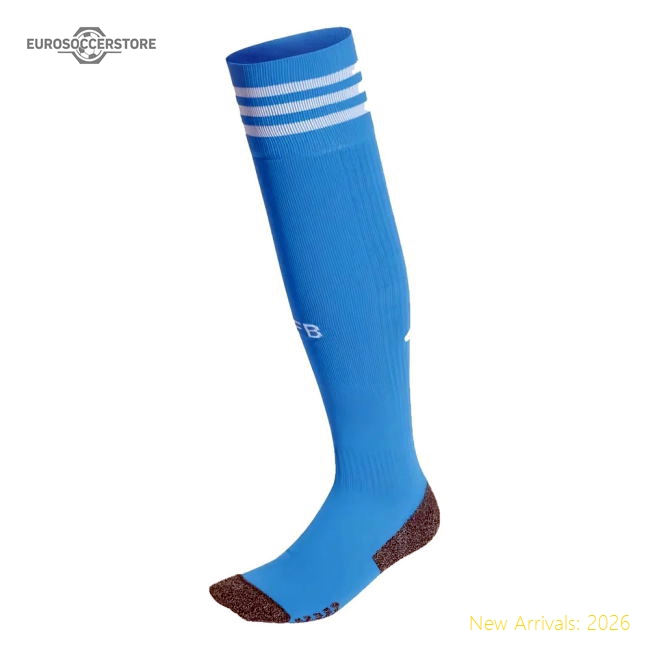 Germany 2022-2023 Home Gear Germany Goalkeeper Socks Blue-Jersey Chest: 2026 World Cup Soccer Kits