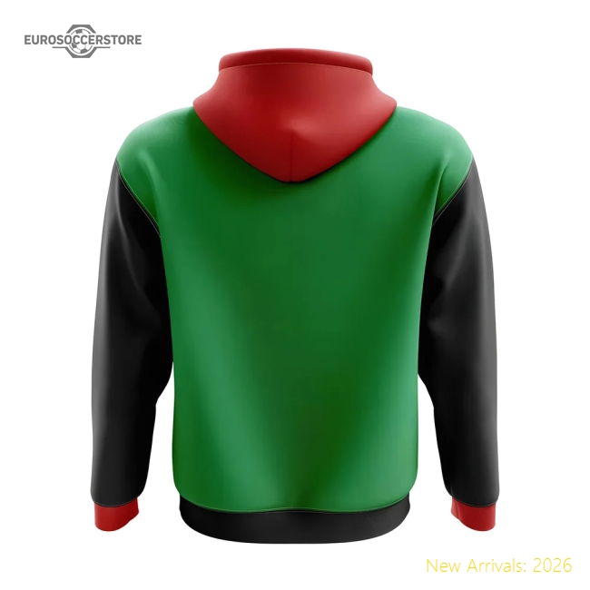 S,Algeria Algeria Concept Country Football Hoody (Green)-Jersey Chest: 2026 World Cup Soccer Kits