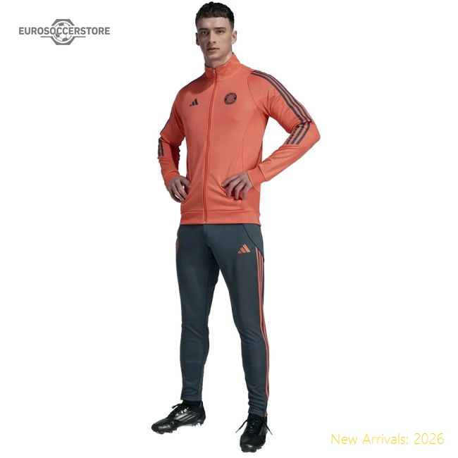 Bayern Munich 2025-2026 Bayern Munich Tracksuit (Easy Coral) Football ...-Jersey Chest: 2026 World Cup Soccer Kits