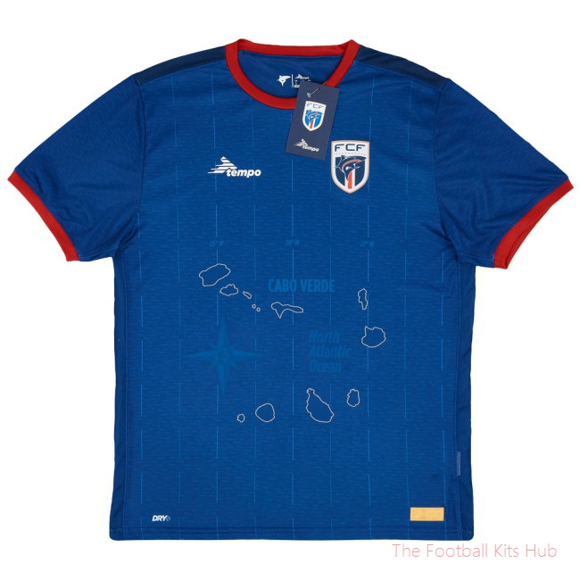 2024-2025 Cape Verde Home Shirt (Your Name)-Jersey Chest: 2026 World Cup Soccer Kits