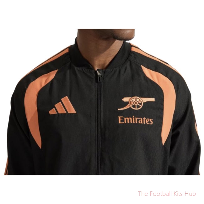 2026-2027 Arsenal Presentation Jacket (Black)-Jersey Chest: 2026 World Cup Soccer Kits