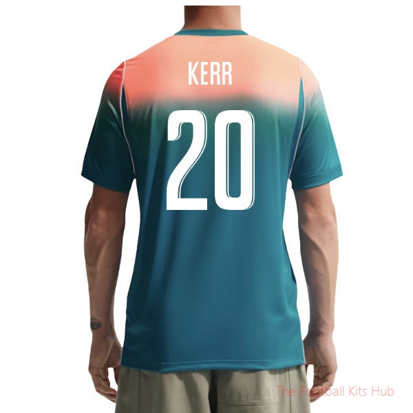 2026-2027 Australia Away Shirt (Kerr 20)-Jersey Chest: 2026 World Cup Soccer Kits