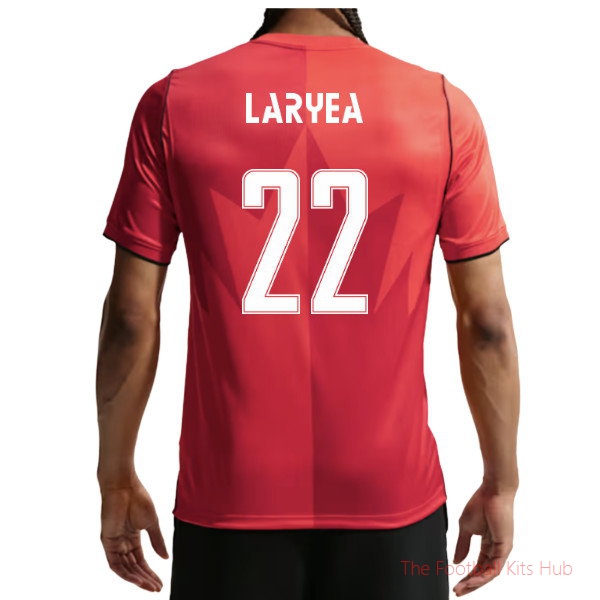 2026-2027 Canada Home Shirt (Laryea 22)-Jersey Chest: 2026 World Cup Soccer Kits