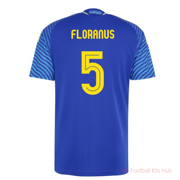 2026-2027 Curacao Home Shirt (Floranus 5)-Jersey Chest: 2026 World Cup Soccer Kits