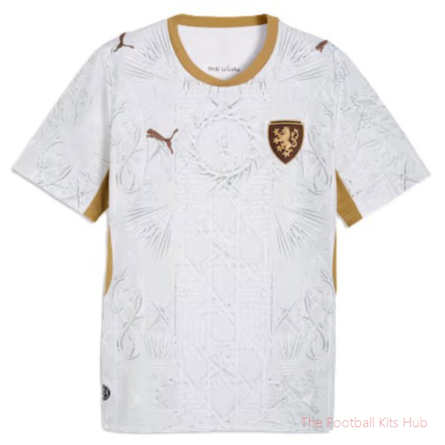 2026-2027 Czech Republic Away Shirt (Your Name)-Jersey Chest: 2026 World Cup Soccer Kits