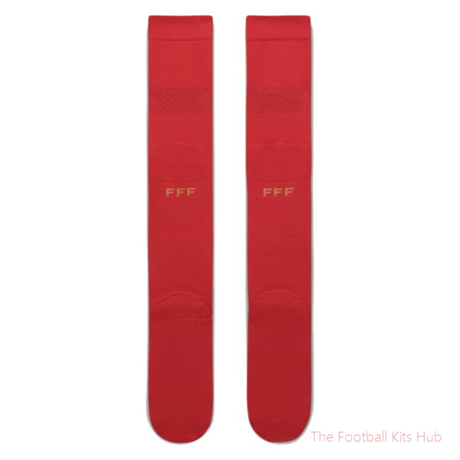 2026-2027 France Home Socks (Red)-Jersey Chest: 2026 World Cup Soccer Kits
