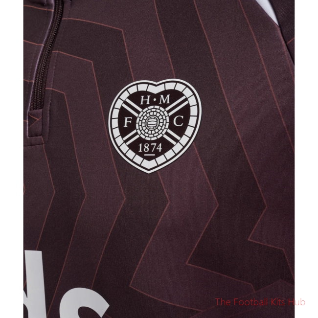 2026-2027 Hearts Home Matchday 1/4 Zip Top-Jersey Chest: 2026 World Cup Soccer Kits